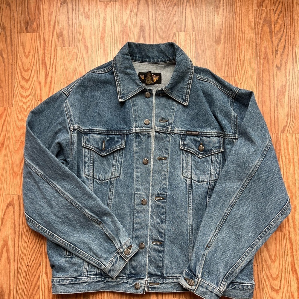 Harley-Davidson Blue Denim Jacket - Picture 3 of 8